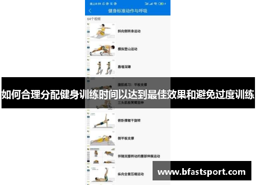 如何合理分配健身训练时间以达到最佳效果和避免过度训练